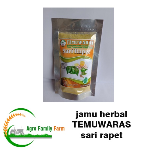 

Jamu herbal sari rapet alami tanpa pengawet dan pemanis kimia