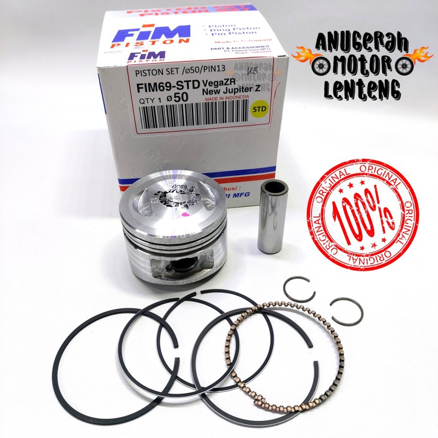 Piston Kit FIM 69 OS Std Vega ZR New Jupiter Z Jupiter Z1 Vega RR