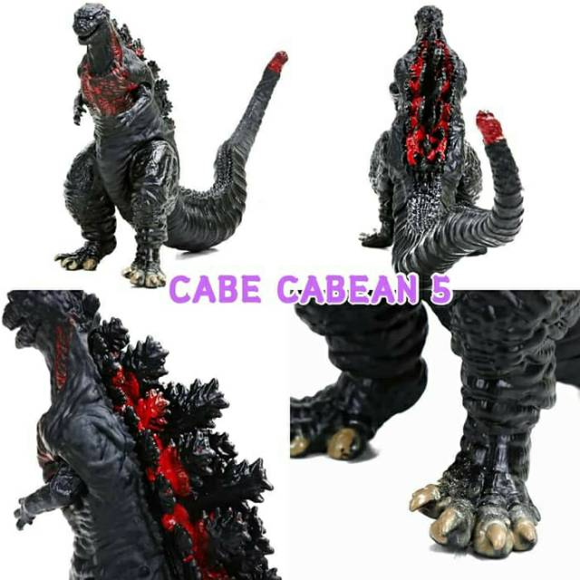 action figure Godzilla Shin merah mainan pajangan hiasan hobby