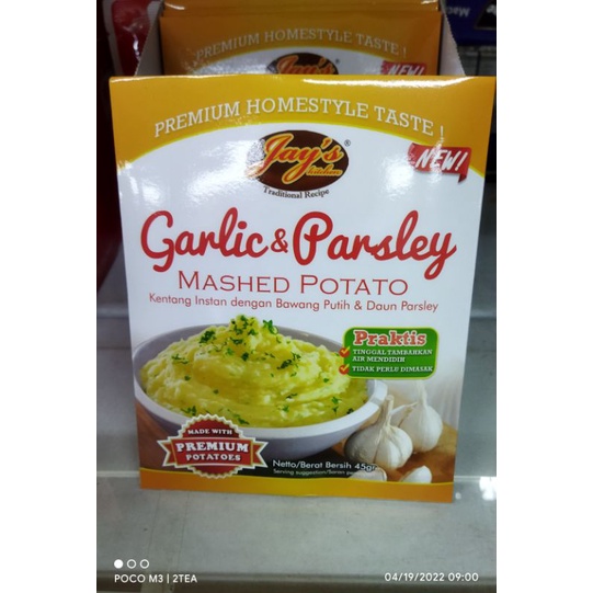 

GARLIC & PARSLEY MASHED POTATOES
