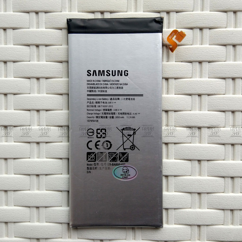 Baterai Samsung Galaxy A8 2015 A800 Original OEM SEIN Batre Batai Battery HP A 8 Handphone