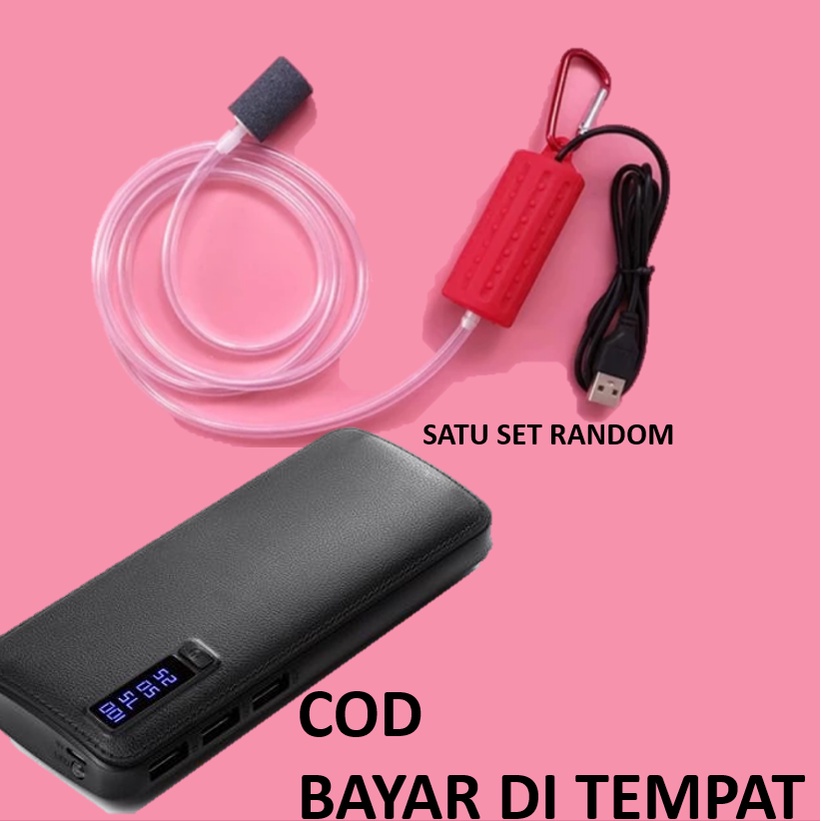 Aerator ACDC ac dc  Air Pump Aerator USB & Baterai Mesin Pompa Udara Airator Usb ACDC PANCING IKAN