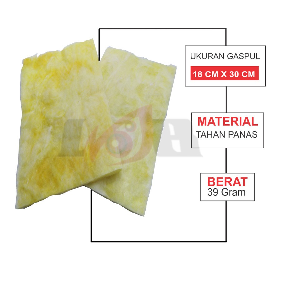 Kuning Glaspul Glaspol Gaspul Gaspol Gasbul Gasbol Glass Woll Knalpot