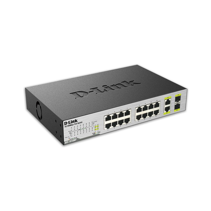 D-LINK DES-1018MP 18-Port 10/100 Unmanaged Desktop or PoE Switch