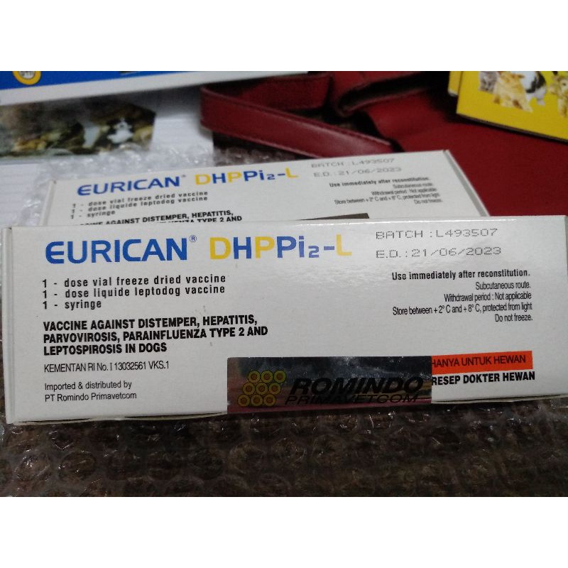 Vaksin Eurican 6 - Vaksin Anjing