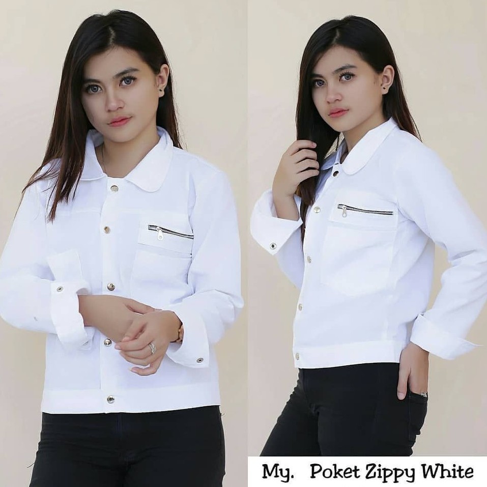 MVP - Polan Jaket - Jaket Pocket Zippy Wanita