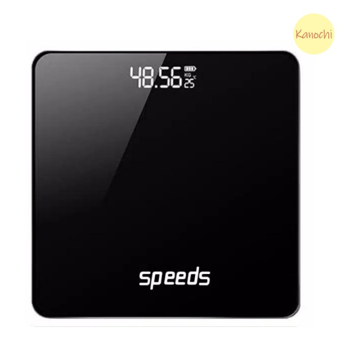 Timbangan Badan Digital SPEEDS impor 180kg scale kaca Lx 040-7