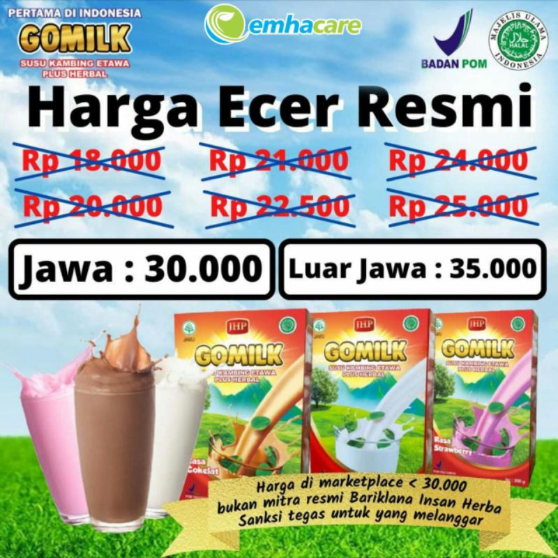 

Gomilk Susu Kambing Etawa Plus Herbal