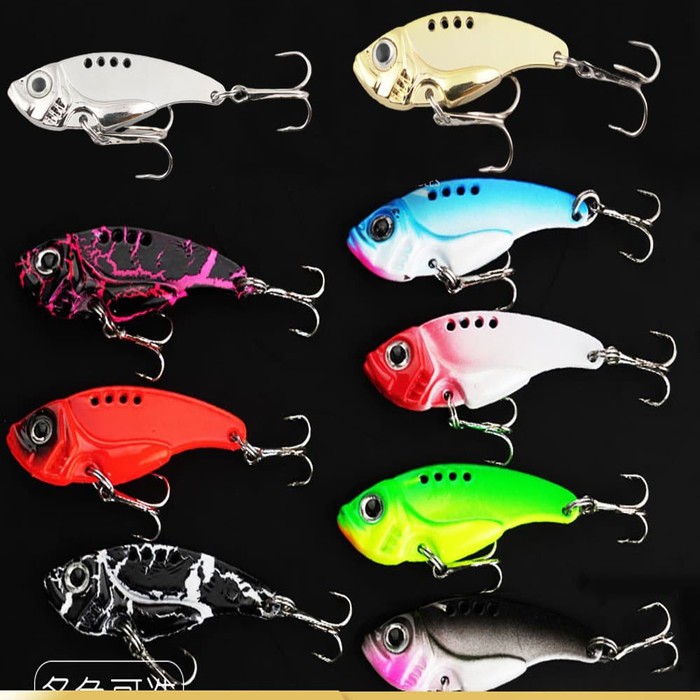 Promo UMPAN PANCING LURE VIBRATE 4.1 cm 7g LURE METAL VIB SPINNER BAIT VIBRA Terlaris