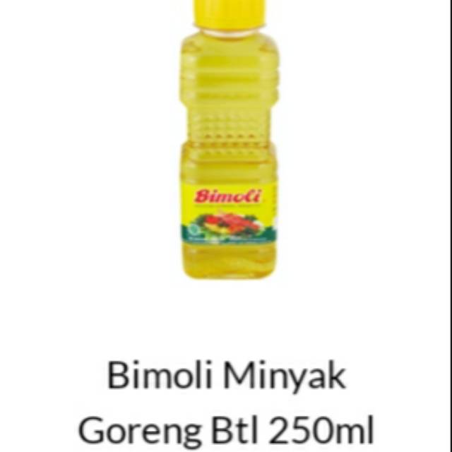 Minyak goreng bimoli 250 ml