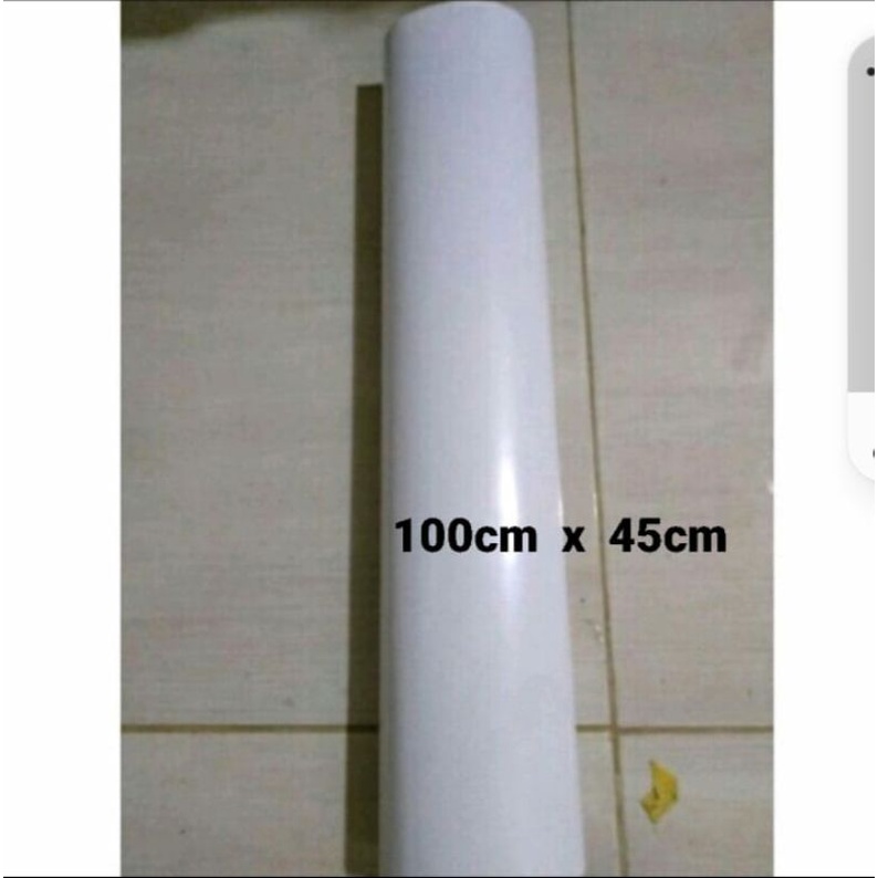 Stiker Skotlet Putih doff,, Stiker skotlet Motor,, aquarium