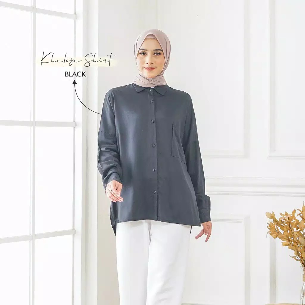 KHALISA OVERSIZE - atasan murah / blouse murah / atasan wanita / blouse wanita / atasan oversize