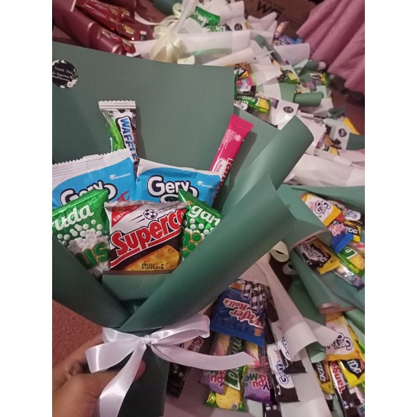

BOUQUET SNACK MURAH Bouquet Hadiah Snack Makanan