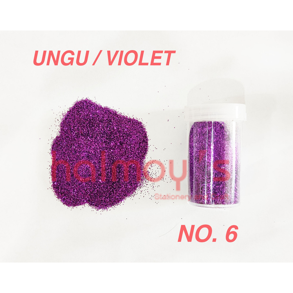 

BUBUK GLITTER 10 GR ( MIX COLOR NO. 6 - 10 )