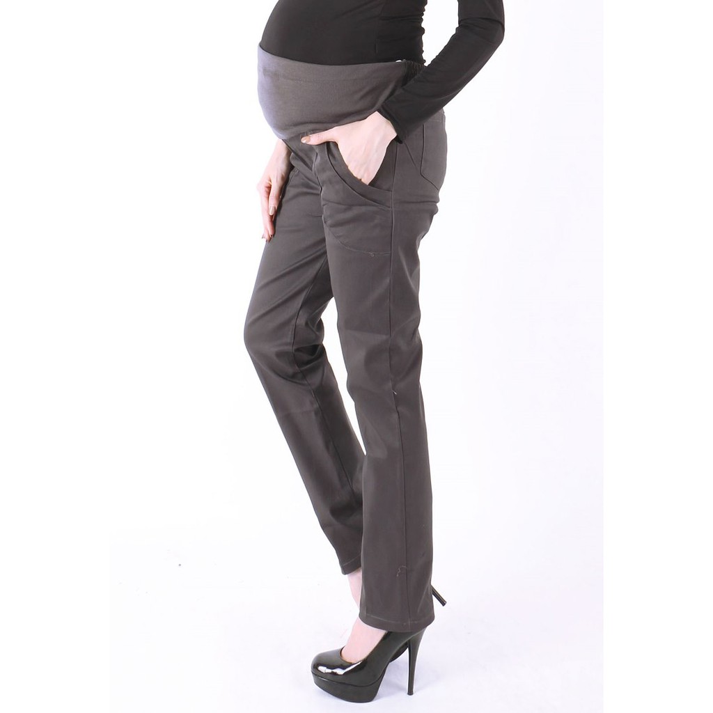 Eve Maternity Celana Hamil Kantor Perut Kaos Bahan Katun Eve Maternity Celana Hamil Kantor Perut Kaos Bahan Katun