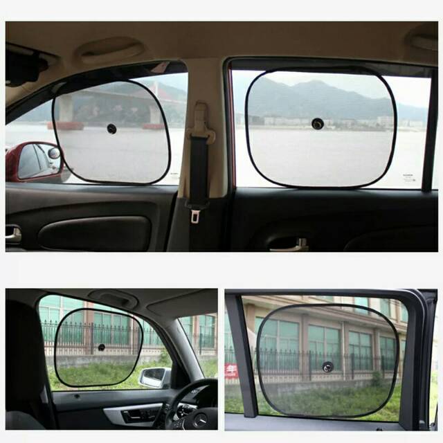 2Pcs Pelindung Penutup Kaca Mobil Pintu Samping Anti Panas Silau Penahan Matahari Sun Shade Xpander