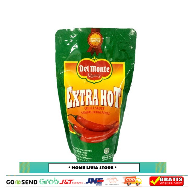 

Delmonte Saus Extra Hot Chilli Pouch 1000 gr