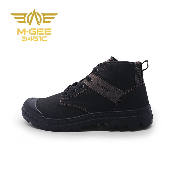 Mgee Commando Sepatu Booth Pria Coffee