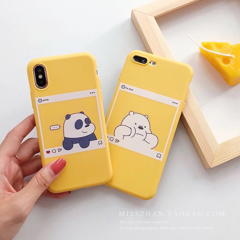 Casing Soft Case Desain We Bare Bears Lucu Untuk Vivo S1 Y17 Y15 Y12 Y95 Y91 Y93 V9 V7 V7plus V5 V5s