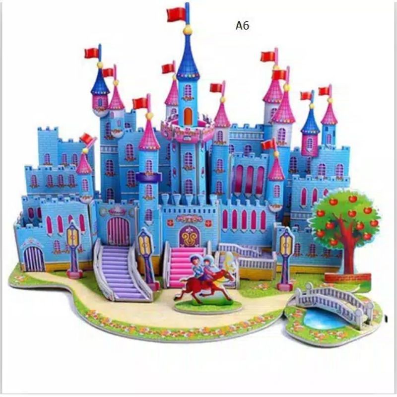 3D Puzzle Toy / Mainan Puzzle Kreatifitas Anak Ukuran Besar