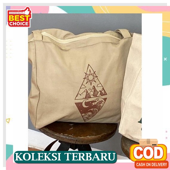 ₪ Cod - Totebag Kuliah Sekolah Kerja Lucu Murah Tote Bag Kpop Fashion Aesthetic Tothbag Tootbag Kore