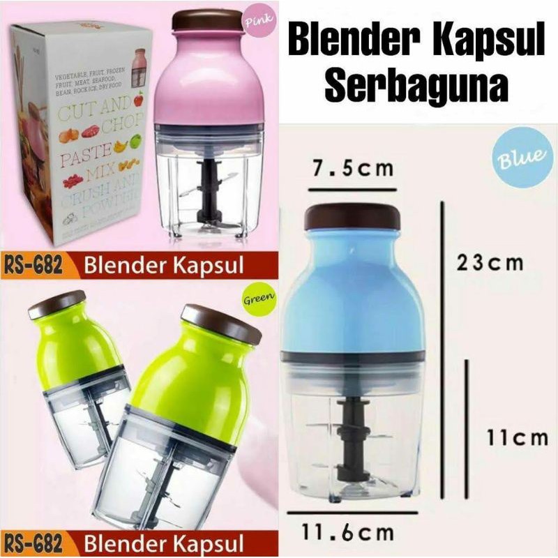 Blender Portable Mini Blender Kapsul Cutter Quatre Elektrik Juicer Blender Penggiling Daging-3