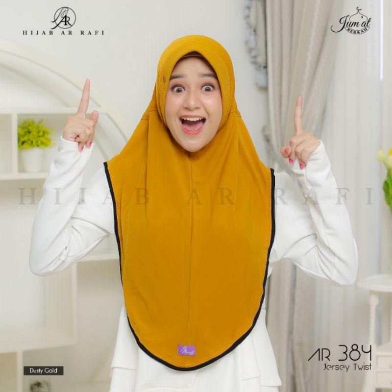 Hijab arrafi instan Ar 384// Hijab serut arrafi