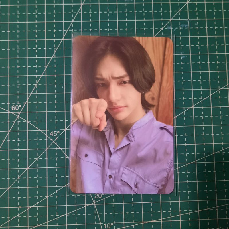 pc photocard stray kids skz hwang hyunjin hj noeasy ds double side denim [BOOKED]