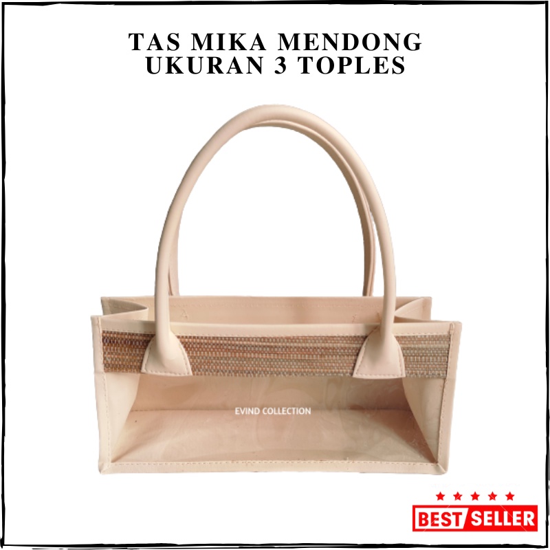 

Tas Parcel Mika Mendong Ukuran 3 Toples Model Panjang Tas Mika Hampers