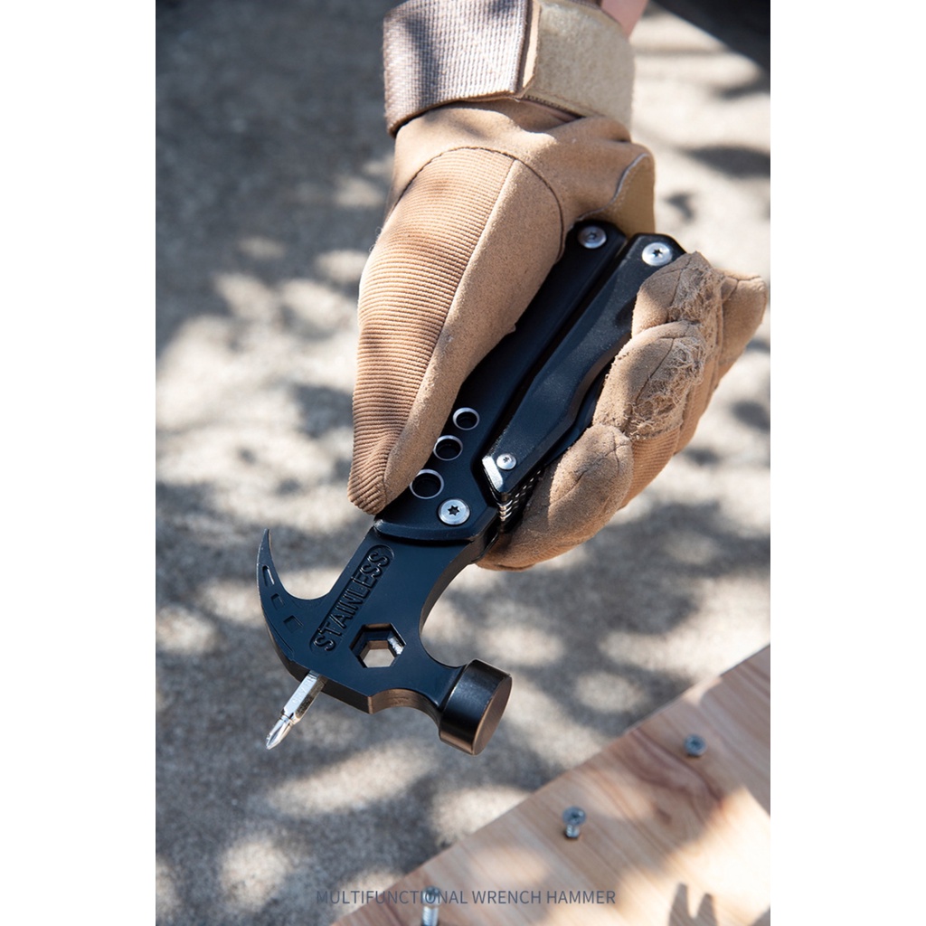 WONDERER TOOL MQ022 12 in 1 Multitools Survival Camping Folding Tool