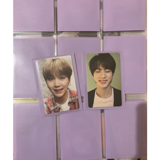 [BOOKED] Photocard PC Samsung Yoongi / Suga Melet & Seokjin / Jin BTS