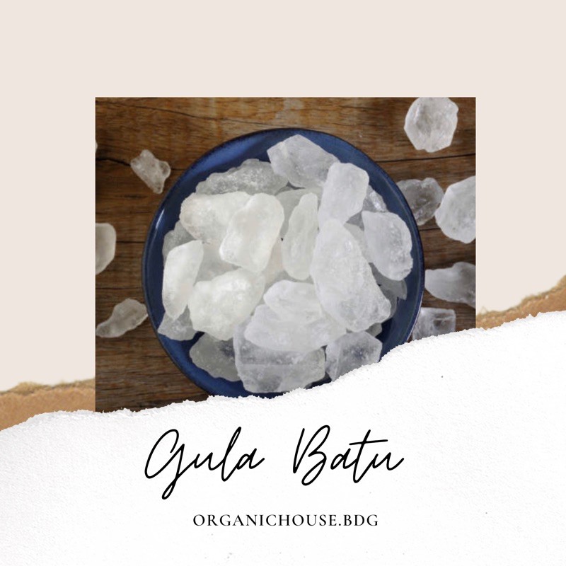 

organic rock sugar, gula batu organik 500gram premium
