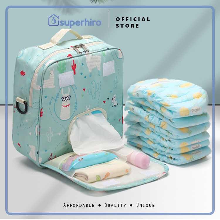 Tas Bayi Multifungsi Baby Diapers Bag Organizer Tali Selempang Premium