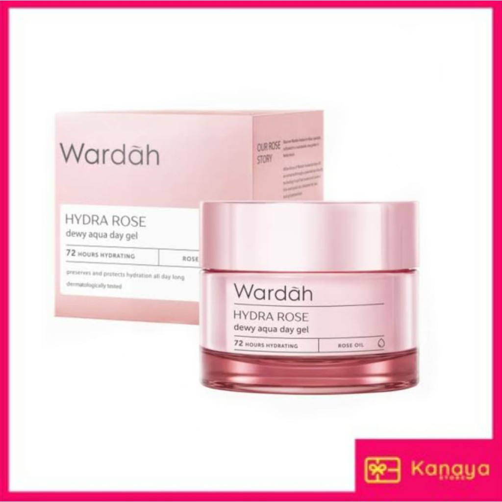 (BISA COD) Wardah  Hydra Rose Dewy Aqua Day Gel