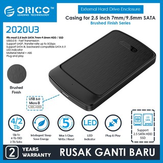 ORICO 2020U3 2.5-Inch Hard Drive Enclosure | Shopee Indonesia