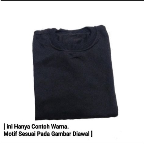 SWEATERPOLOS BASIC FEAR OF GOD SIZE M-XXL (PRIA & WANITA)-HITAM
