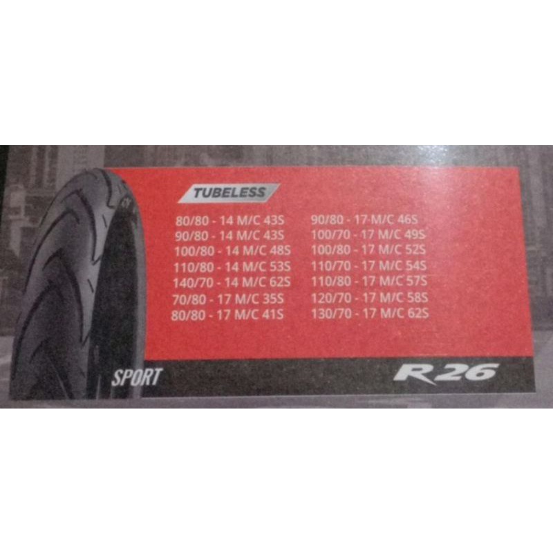 COD Gratis Ongkir Extra ban tubles corsa r26 ring 17 100/80-17 100/70-17 110/70-17 110/80-17 120/70-17 130/70-17 irc maxxis fdr swallow soft compound