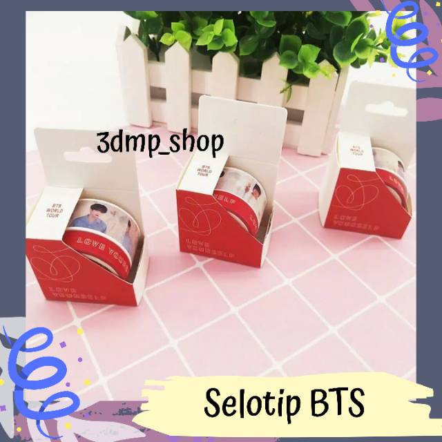 selotip isolasi bts washi tape love yourself kpop