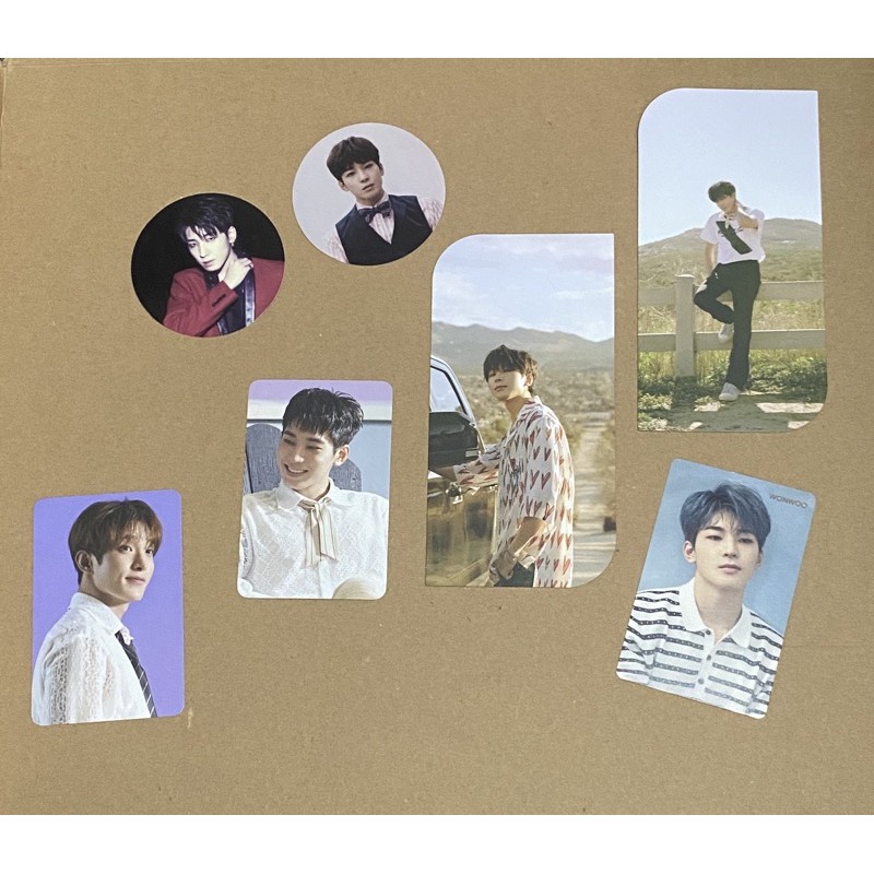 Official Wonwoo DK Bookmark Photocard Sticker Henggarae An Ode