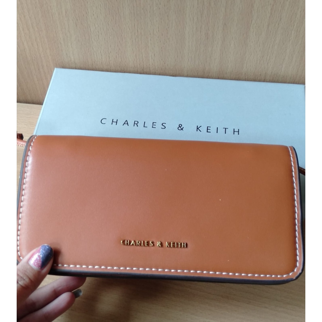 CKBAGS - DOMPET WANITA CH4RL3S&amp;K3ITHH SELEMPANG DOMPET PANJANG LONG WALLET IMPORT #3149