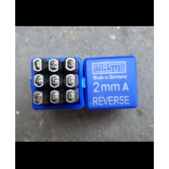 

KETOK ANGKA TERBALIK 2MM (0-9) FIGURE STAMP PUNCH REVERSE 2 MM MASUS