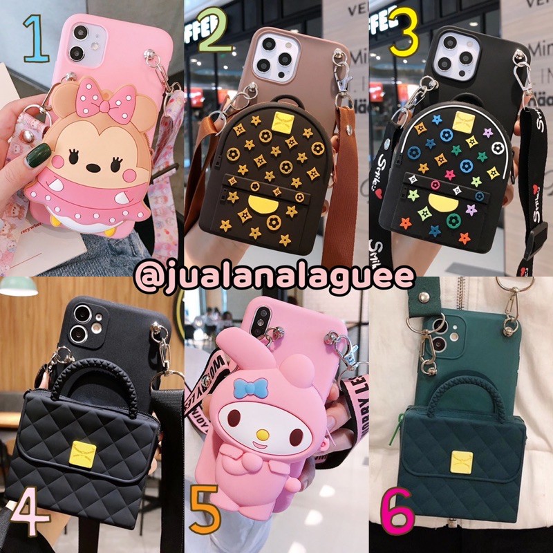 case dompet koin dan tali vivo y51 y29 4G y51l y12 y15 y17 y19 y21 y53 y55 y67 y66 y69 y71 y81 y83 y