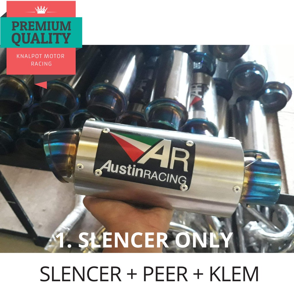 silincer Knalpot motor racing austin racing byson tiger vixion dll