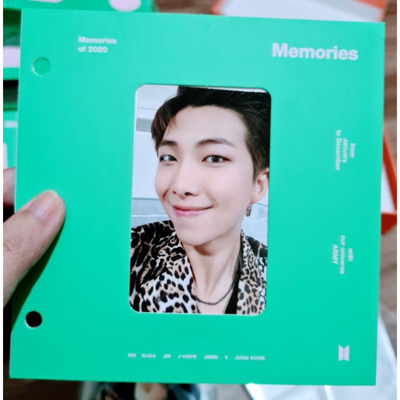 BTS MEMORIES 2020 BLURAY ONLY + BTS MEMORIES 2020 RM PHOTOCARD