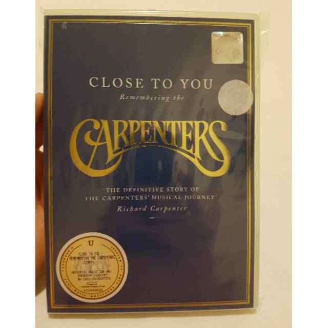 DVD CARPENTERS - CLOSE TO YOU REMEMBERING CARPENTERS IMPORTED