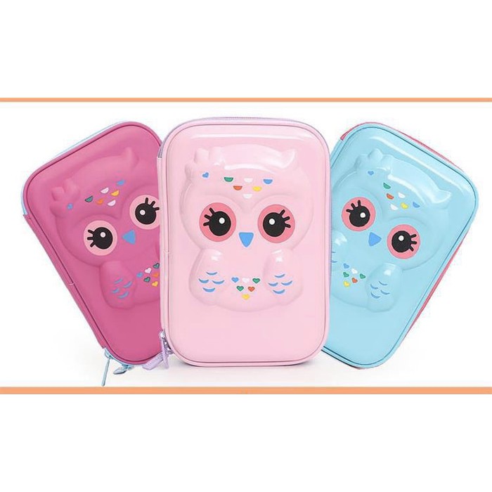 

Tempat Pensil Unik / Pencil Case Model Baru Edisi Owl Imut