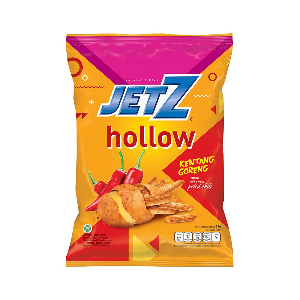 

JetZ Hollow Fried Chili 35 Gr - 3 Pcs Promo Snack