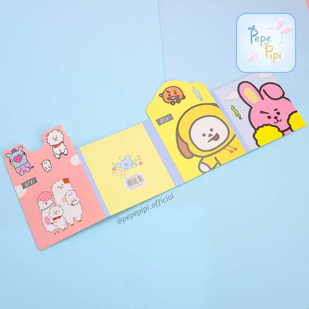 Sticky Notes BT Boy Band Korea Lipat Post Memo Pembatas Buku