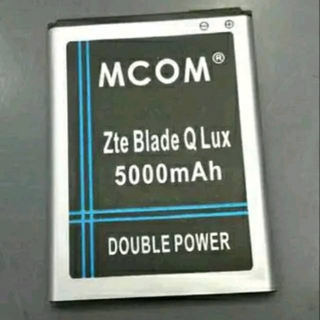Baterai Mcom Doubelpower Zte Blade QLux Q Lux