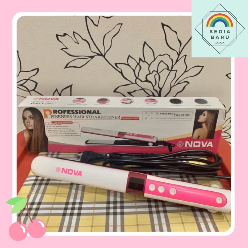 catokan lurus nova catok rambut lurus catok nova professional